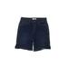Croft & Barrow Denim Shorts: Blue Print Mid-Length Bottoms - Women's Size 10 - Indigo Wash