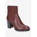 Women's Lucia Bootie by Easy Street in Burgundy (Size 9 M)