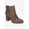 Women's Carrow Bootie by Easy Street in Brown (Size 10 M)