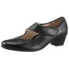 Spangenpumps ARA "CATANIA", Damen, Gr. 7 (40,5), schwarz, Glattleder, elegant, Schuhe, mit Klettriemchen