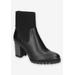 Women's Lucia Bootie by Easy Street in Black (Size 9 1/2 M)