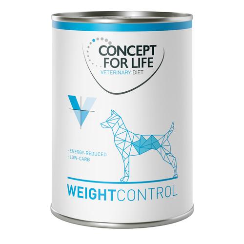 12 x 400 g Weight Control Concept for Life Veterinary Diet Hundefutter nass