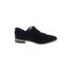 Chinese Laundry Flats: Slip On Chunky Heel Casual Black Print Shoes - Women's Size 7 1/2 - Almond Toe