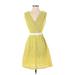 Giambattista Valli Casual Dress: Yellow Dresses - Women's Size X-Small