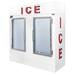 Leer, Inc. 64CG-R290 (3600401) 64" Indoor Ice Merchandiser w/ (145) 10 lb Bag Capacity - Glass Doors, 115v, White