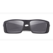 Male s rectangle Frosted Gray Plastic Prescription sunglasses - Eyebuydirect s Oakley Heliostat