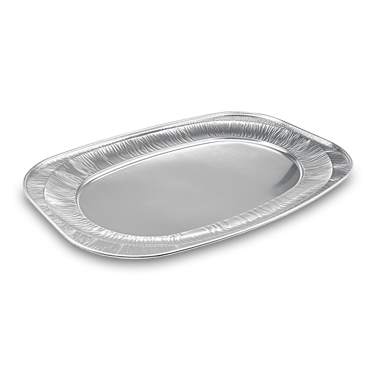 VEPATIM 50x Alu-Catering-Platte Aluminium-Partyplatte Servierplatte 55 x 36 cm Image