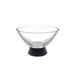 Majestic Gifts Inc. Glass Footed Dessert/ Dip Bowl W/ Black Base-5" D