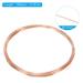 Solid Bare Copper Wire, Pure Copper Wire Soft Beading Wire for Craft - Rose Gold