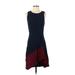 Slate & Willow Casual Dress: Blue Dresses - Women's Size 4