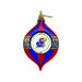 Kansas Jayhawks Two-Piece 5.5" Spinning Bulb Ornament Set