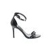 Nine West Heels: Black Print Shoes - Women's Size 7 - Open Toe