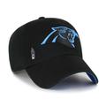 Women's '47 Black Carolina Panthers Confetti Icon Clean Up Adjustable Hat