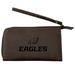 Brown Philadelphia Eagles Cell Phone Wristlet Wallet