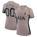 Women's Nike Tan Tottenham Hotspur 2023/24 Third Stadium Replica Custom Jersey