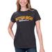 Women's G-III 4Her by Carl Banks Heathered Black Pittsburgh Steelers Main Game T-Shirt