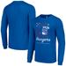 Men's Starter Blue New York Rangers Arch City Theme Graphic Long Sleeve T-Shirt