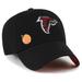 Women's '47 Black Atlanta Falcons Confetti Icon Clean Up Adjustable Hat