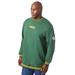 Men's Big & Tall NFL® Fleece crewneck sweatshirt by NFL in Green Bay Packers (Size 3XL)