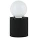 Tonya 3.5" High Matte Black Table Lamp