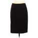 White House Black Market Casual Skirt: Black Bottoms - Women's Size 6