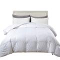 KISAA Living Duck Feather Down Quilt/Duvet/Comforter - 10.5 Tog Ultra Soft All Seasons 100% Organic Cotton Feather Down Duvet Quilted Bed Comforter - Machine Washable - All Season Duvet/Quilt (King)