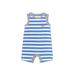 Cat & Jack Short Sleeve Outfit: Blue Bottoms - Size 12 Month