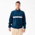 Dickies Men's Tom Knox Quarter Zip Fleece - Deep Blue Size 2Xl (TWTK01)