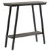 17 Stories Brisher Empiria Mixed Metal & Solid + Manufactured Wood Hall Console Wood in Brown/Gray | Wayfair 44716A2DCF83445985407B536C452A70