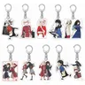 Porte-clé en métal pour Fans en acrylique avec personnages de manga Lycoris Inoue Takina
