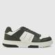 Tommy Jeans leather cupsole 2.0 trainers in white & green