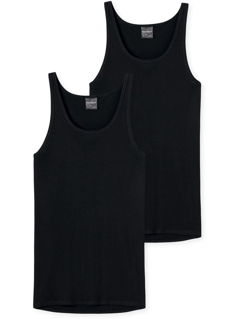 Schiesser Unterhemd Herren schwarz, 8 Image