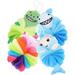 4pcs Children s Bath Ball Baby Puff Cleaning Scrubber Kids Body Wash Toddler Body Loofahs Sponge Body Scrubber Shower Exfoliating Loofah Household Bath Loofah Bath Supply or Animal