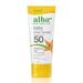 Alba Botanica Baby Sunscreen For Face And Body Sheer Mineral Sunscreen Lotion Broad Spectrum Spf 50 Water Resistant And Fragrance-Free 3 Fl. Oz. Tube (Packaging May Vary)