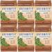 Auromere Ayurvedic Bar Soap Sandal Turmeric - Eco Friendly Handmade Vegan Cruelty Free Natural Non Gmo (2.75 Oz) 6 Pack.