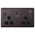 Black Nickel Effect Usb Socket