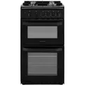 Hotpoint Hd5G00Kcb_Bk 50Cm Double Gas Cooker With Gas Hob - Black