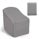 Vonhaus Adirondack Chair Cover, Heavy Duty Waterproof Garden Chair Cover, 600D Polyester Anti Uv Weatherproof Mesh, 88X68X55/90Cm