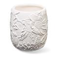 White Floral Ceramic Tealight Candle Holder