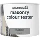 GoodHome Hudson Smooth Matt Masonry Paint, 250Ml Tester Pot