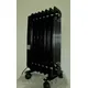 2500W 11 Fin Portable Oil Filled Radiator Heater Electric Adjustable Thermostat Black