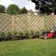Grange St Lunair Diagonal Slat Fence Panel (W)1.8M (H)1.2M, Pack Of 4