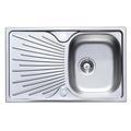 Astracast Sunrise 1 Bowl Satin Stainless Steel Compact Sink & Drainer