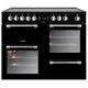 Leisure Ck100C210K Freestanding Electric Range Cooker With Electric Hob - Black