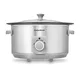 Morphy Richards Brushed Stainless Steel 6.5L Slow Cooker