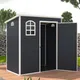 StoreMore Jasmine 6X3 Plastic Pent Shed With Foundation Kit