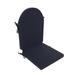 Comfortable Seat And Back Cushions For Backyard Garden Adirondack Chairs Or Patio Seat Or Indoor Lounge UV And Fade Resistant Water Resistant (Navy Blue)