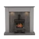 Be Modern Emmbrook Grey Electric Fire Suite