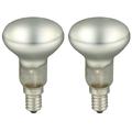 Ge E14 40W Halogen Dimmable Reflector Spot Light Bulb, Pack Of 2