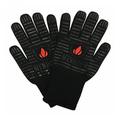1 Pair Insulated Silicone BBQ Gloves Waterproof/Oil Heat Resistant Gloves Cooking Gloves Supplies Great for Barbecue Grilling
